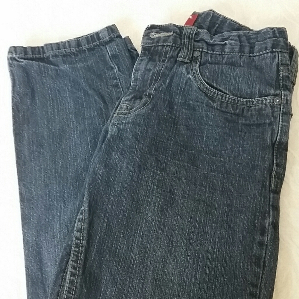 Arizona Jeans straight leg dark mid-rise
